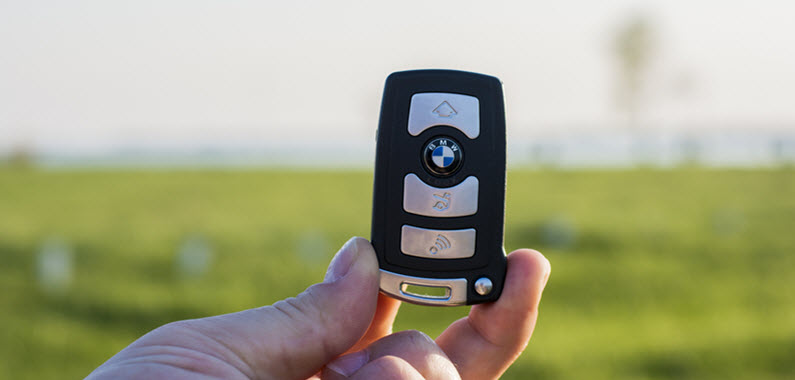 BMW 750 Start Key