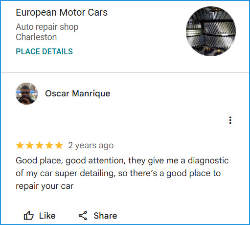 Review of European Motor Cars By Oscar Manrique